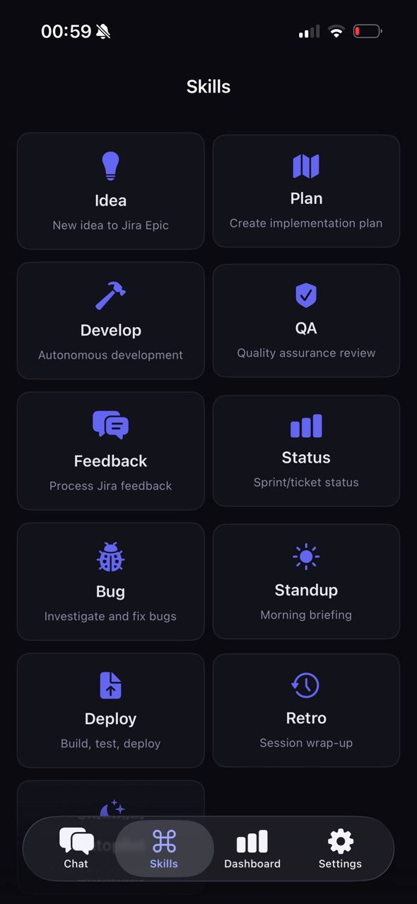 Meridiem Skills — 11 commands